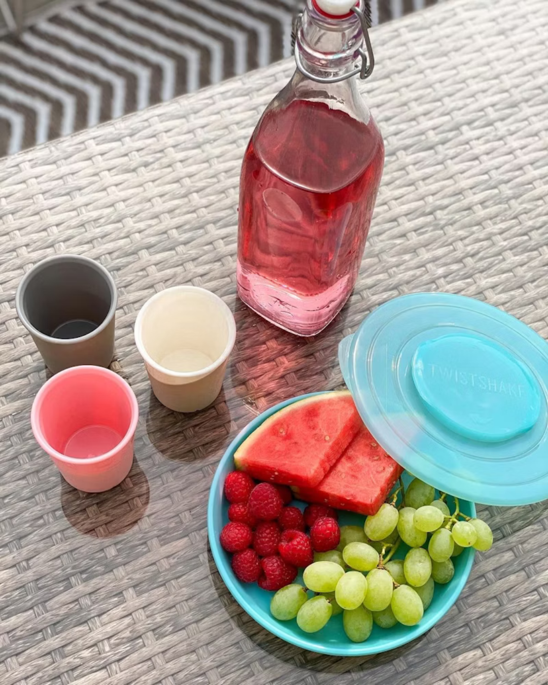 Pack Plato Dividido Bowl Servicio Acero