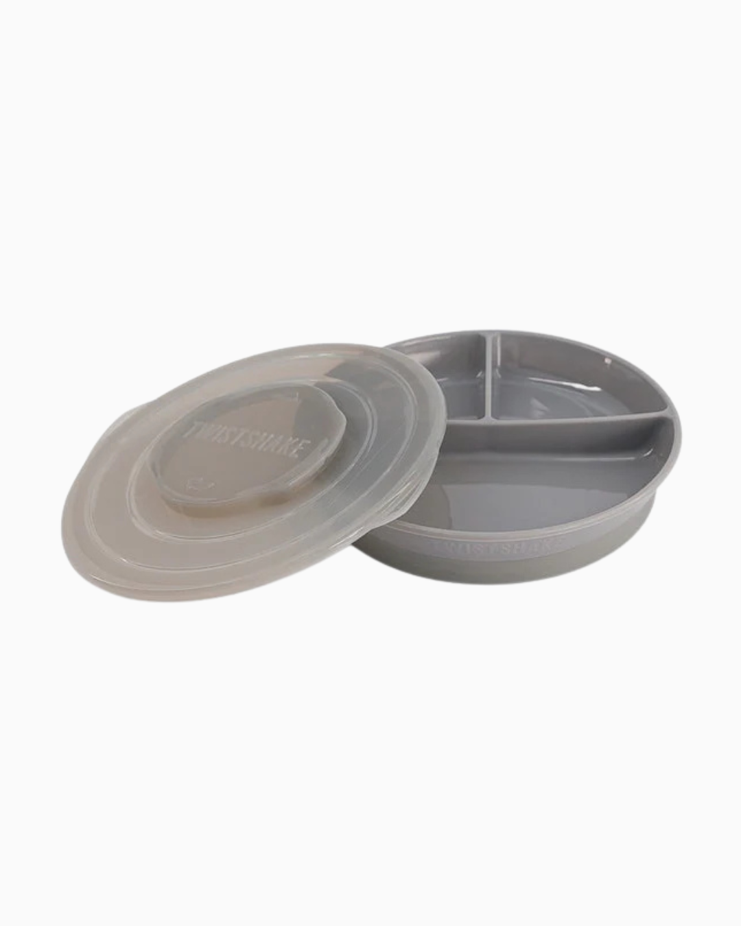 Pack Twistshake Gris Plato Dividido, Servicio Acero + WaterWipes x720