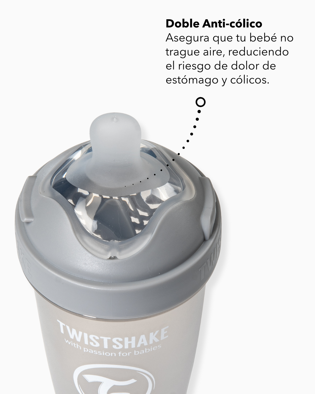Mamadera Twistshake Double Pro 330ml