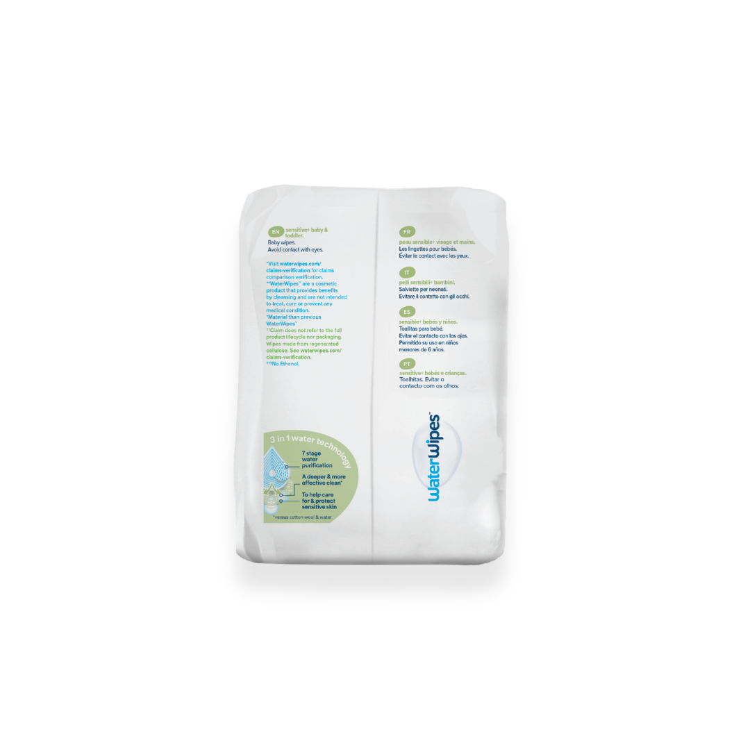 Toallitas húmedas WaterWipes Textured Clean 3x60 uns