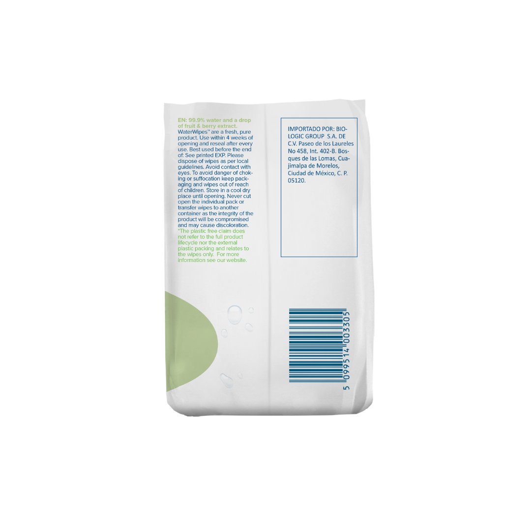 Toallitas húmedas WaterWipes Textured Clean 3x60 uns