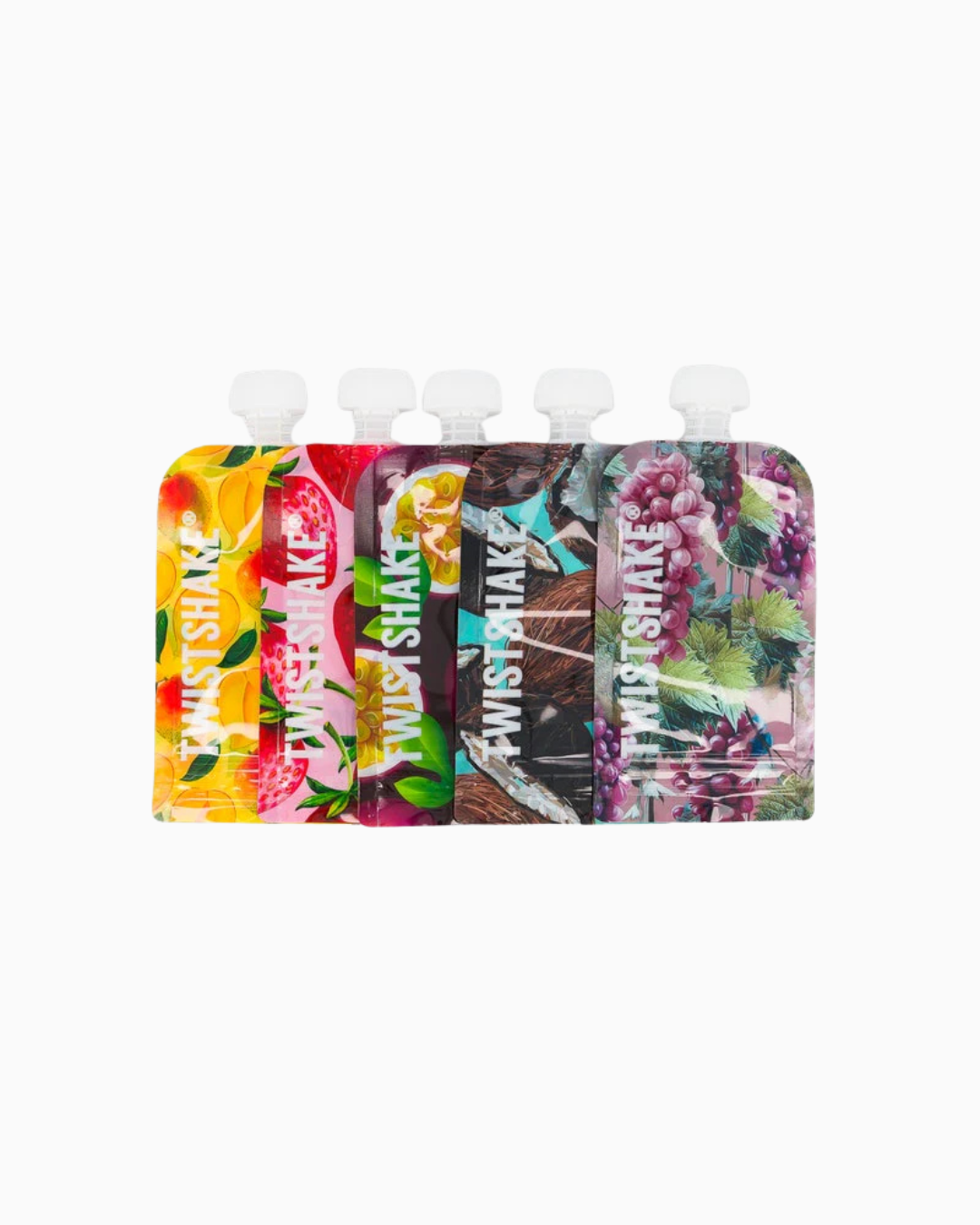 Pack Kid Cup Straw Cup 5 Squeeze Bags