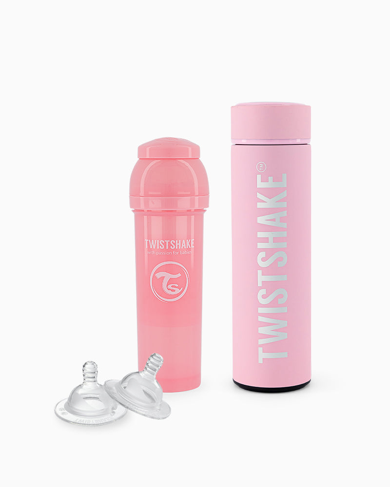 Pack Termo Mamadera 330 ml + 2 Tetinas