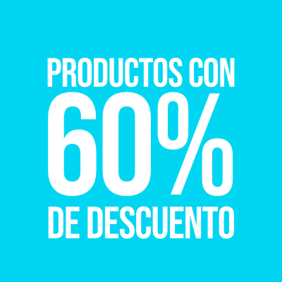 con 60% de descuento