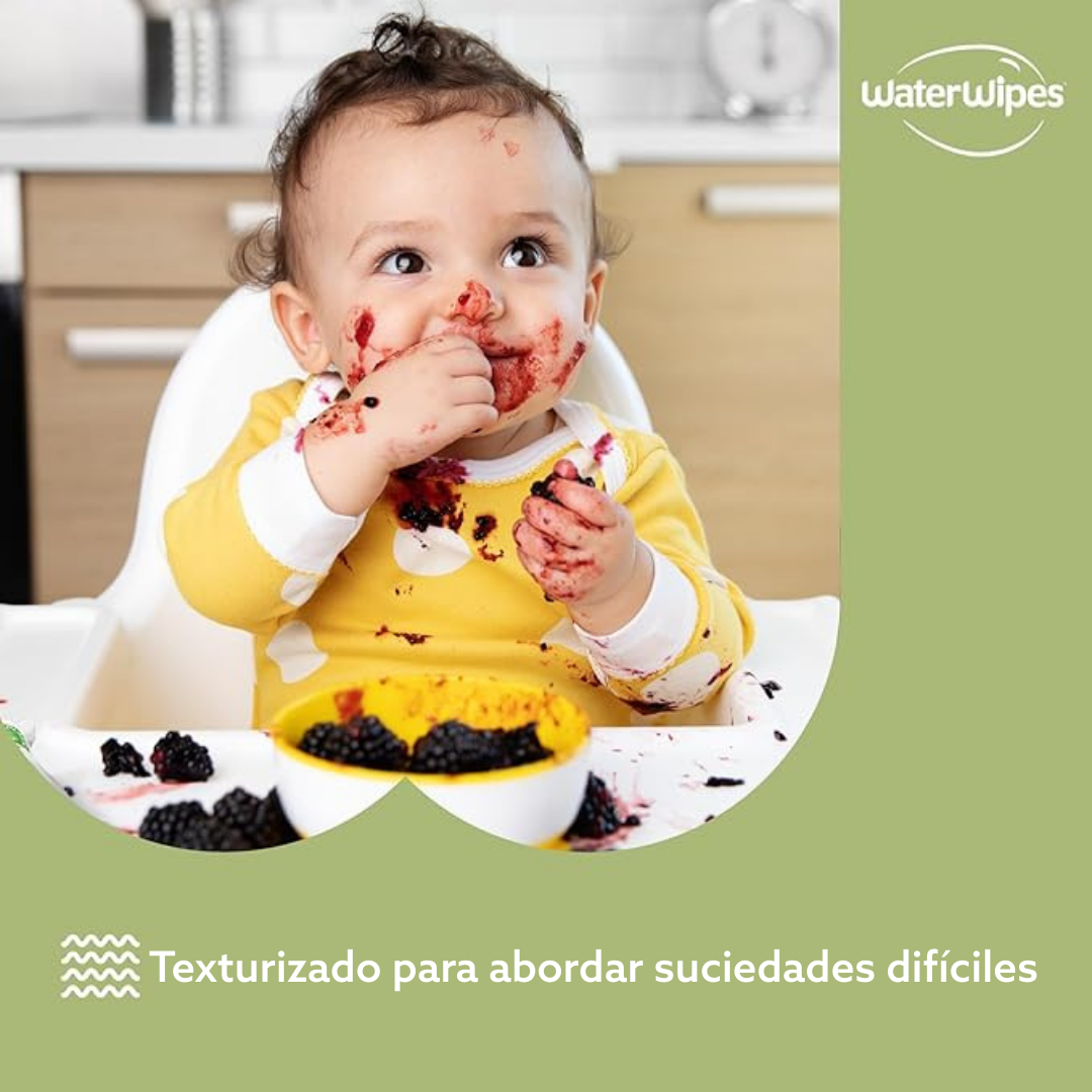 Toallitas húmedas WaterWipes Textured Clean 3x60 uns