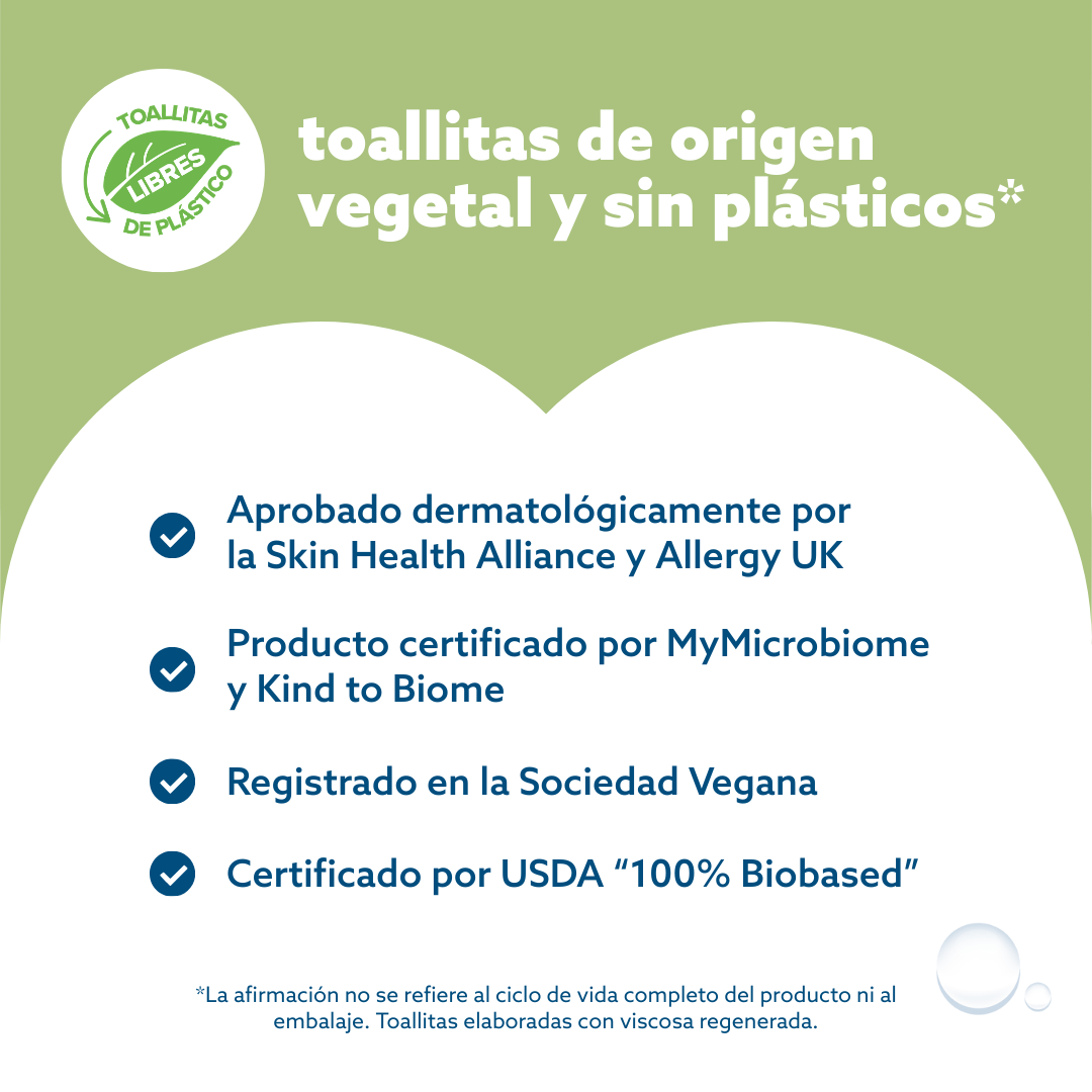 Toallitas húmedas WaterWipes Textured Clean 3x60 uns