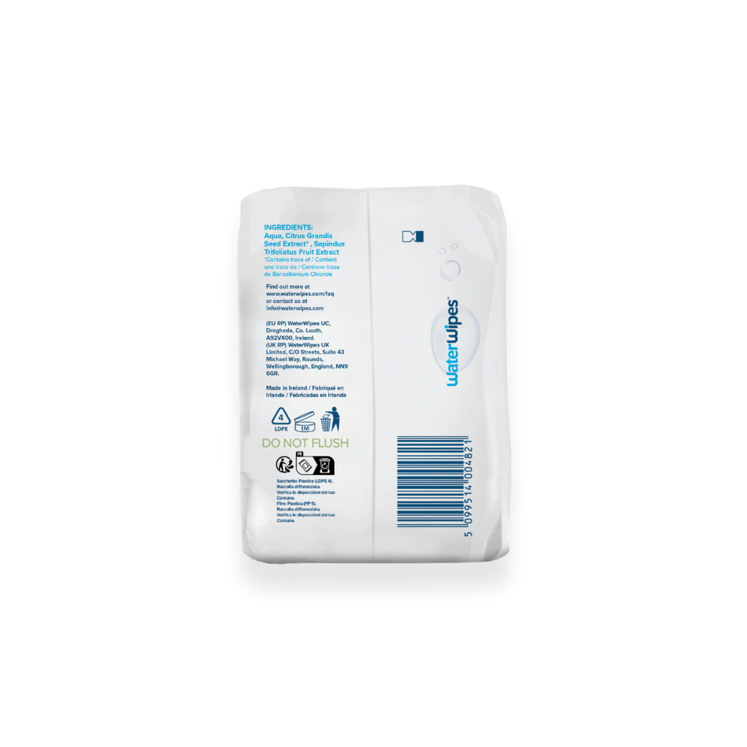 Toallitas húmedas WaterWipes Textured Clean 3x60 uns