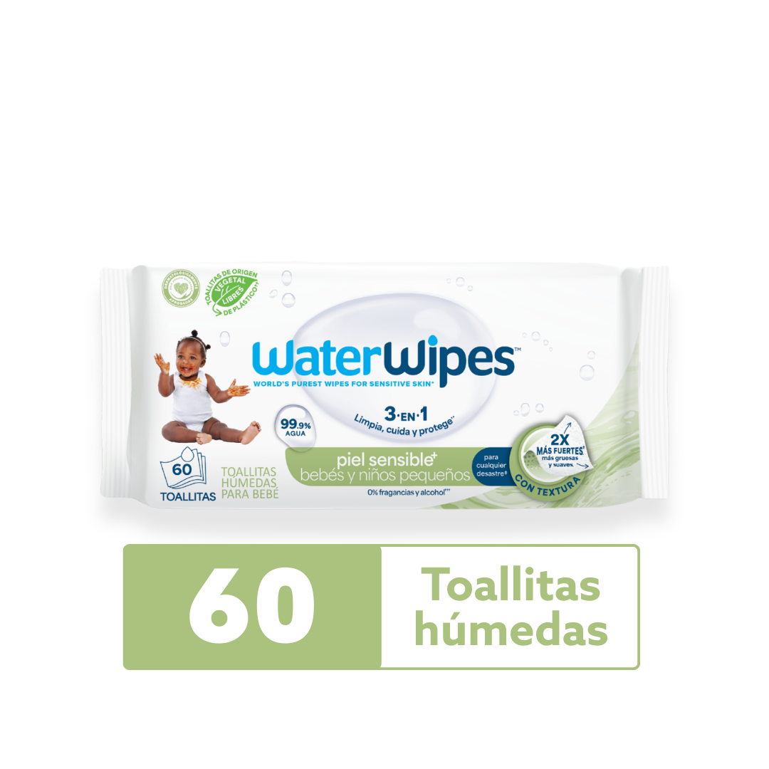 Toallitas húmedas WaterWipes Textured Clean 60 uns