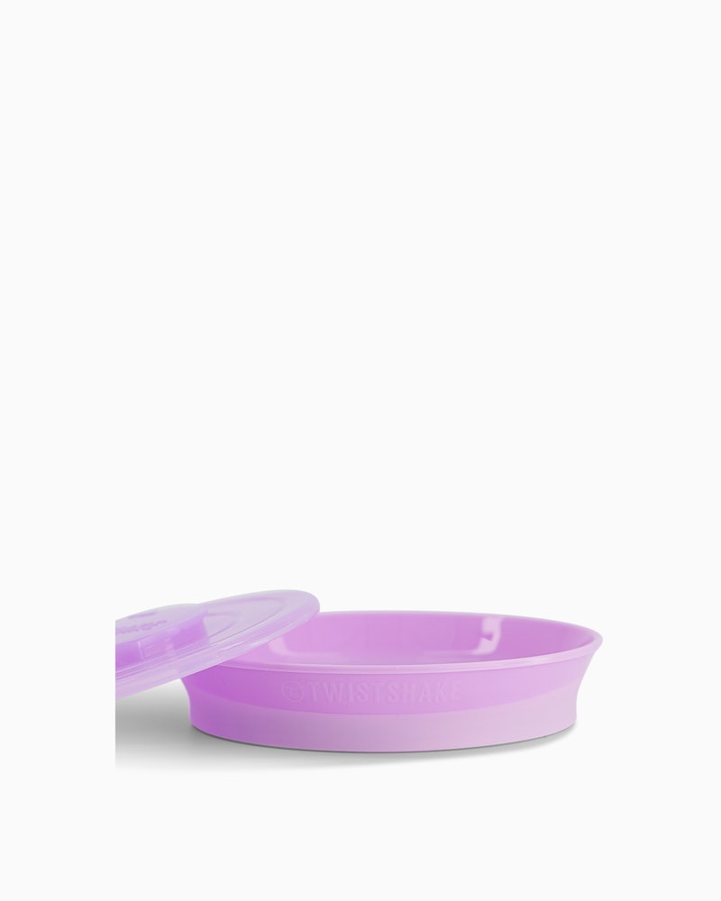 Plato Bowl 6+M Twistshake Color Rosa Pastel